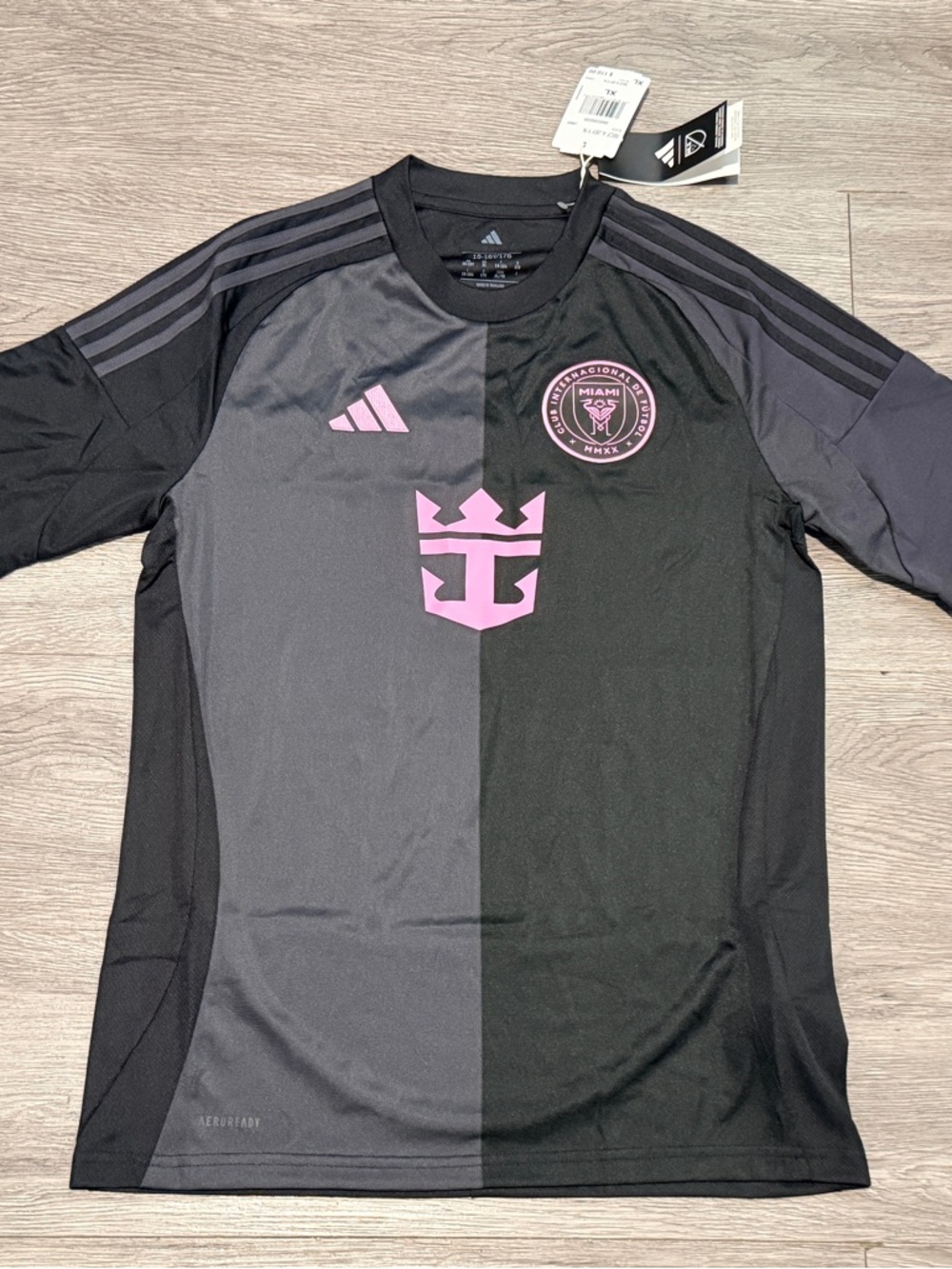 ADIDAS INTER MIAMI CF LIONEL MESSI #10 AWAY JERSEY KIDS SIZE XL JI6820 NEW BLACK